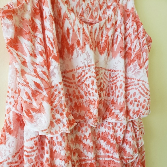 Last Chance - Bundle and Save - Relativity pink and white tiered tank. - Picture 6 of 7